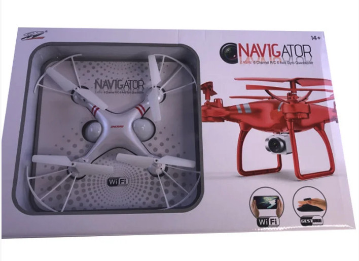 Квадрокоптер S63 DRONE | WIFI DRONE NAVIGATOR с камерой - Зображення 4