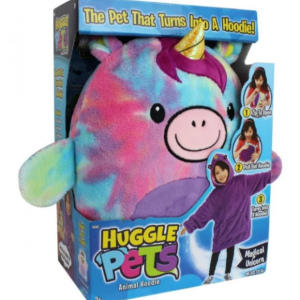 Дитяча толстовка – плед з рукавами Huggle Pets Hoodie для дітей 3 в 1 · Подушка + Іграшка + Худі · Універсальний розмір до 150 см