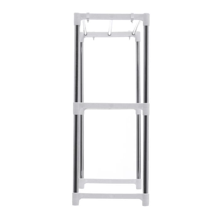 Стійка - трансформер Multi Function Telescopic Framework · Настільний стелаж - полиця для мікрохвильової печі та іншої побутової техніки - Зображення 3