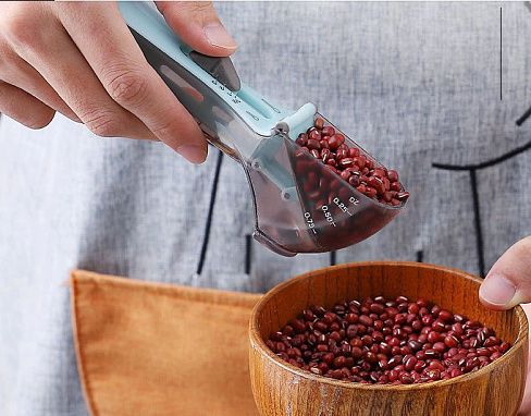 Регулируемые мерные ложки Набор из 2 шт Adjustable measuring spoon - Зображення 4