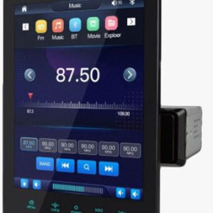 Магнитола PI-1007 1DIN · Bluetooth · GPS-навигация · Экран 9,5 · 4 Ядра · 2Gb · Ram/16 · Android · Wi-Fi · Автомагнитола универсальная Tesla Style