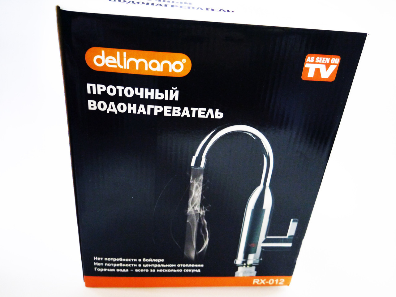 Проточный водонагреватель бойлер – кран с экраном Delimano RX-012 - Зображення 3