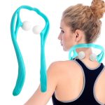 Ручний роликовий масажер для шиї Hexiang Neck Massager для зняття втоми та напруги