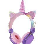 Дитячі бездротові навушники Єдиноріг Unicorn Wireless headSet AH-808 ∙ Bluetooth 5.0 ∙ USB ∙ HD звук ∙ Складні ∙ Регульований розмір