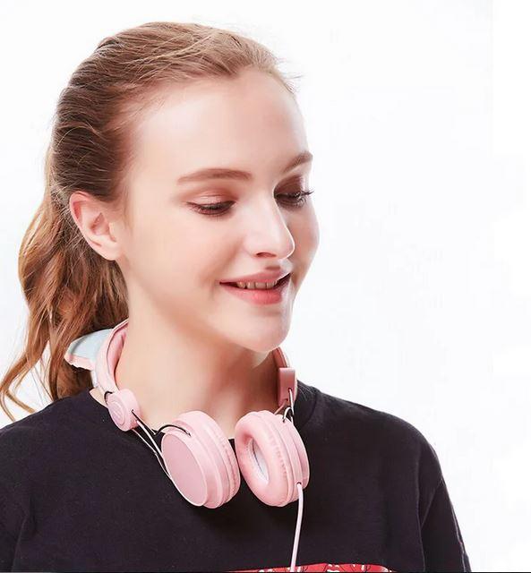 Дитячі бездротові навушники Єдиноріг Unicorn Wireless headSet AH-808 ∙ Bluetooth 5.0 ∙ USB ∙ HD звук ∙ Складні ∙ Регульований розмір - Зображення 3