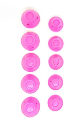 Бигуди силиконовые Magic Curler силиконовые 10 шт в наборе - Зображення 3