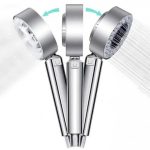 Двостороння душова лійка з відсіком для гелю / шампуню Multifunctional Faucet ∙ Лійка – насадка для душу ∙ 3 режими
