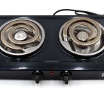 Електроплита на 2 конфорки Domotec MS-5532 ∙ Плита настільна електрична з широким ТЕНом