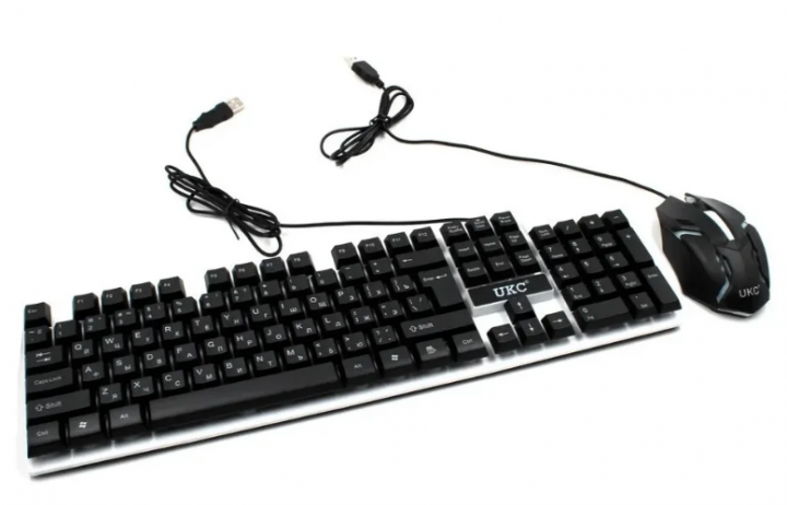 Ігровий комплект Геймерська клавіатура з RGB підсвіткою + Миша COMBO GAMER K01 - Зображення 2