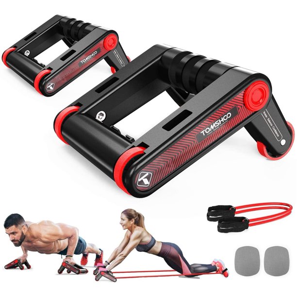 Ролери для фітнесу та спорту Lutino Wheel rollers push up Bars Workout ∙ Упори – ролики для віджимань, зміцнення преса та всього тіла