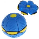 Складаний м'яч-трансформер Flat Ball Disc з LED підвіткою для фрісбі та активних ігор