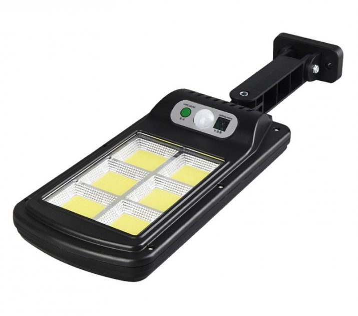 Вуличний ліхтар із сонячною панеллю LED Solar Street Light BL BK 120-6COB ∙ Акумуляторний світильник з датчиком руху та пультом 2200mA на сонячній батареї - Зображення 4