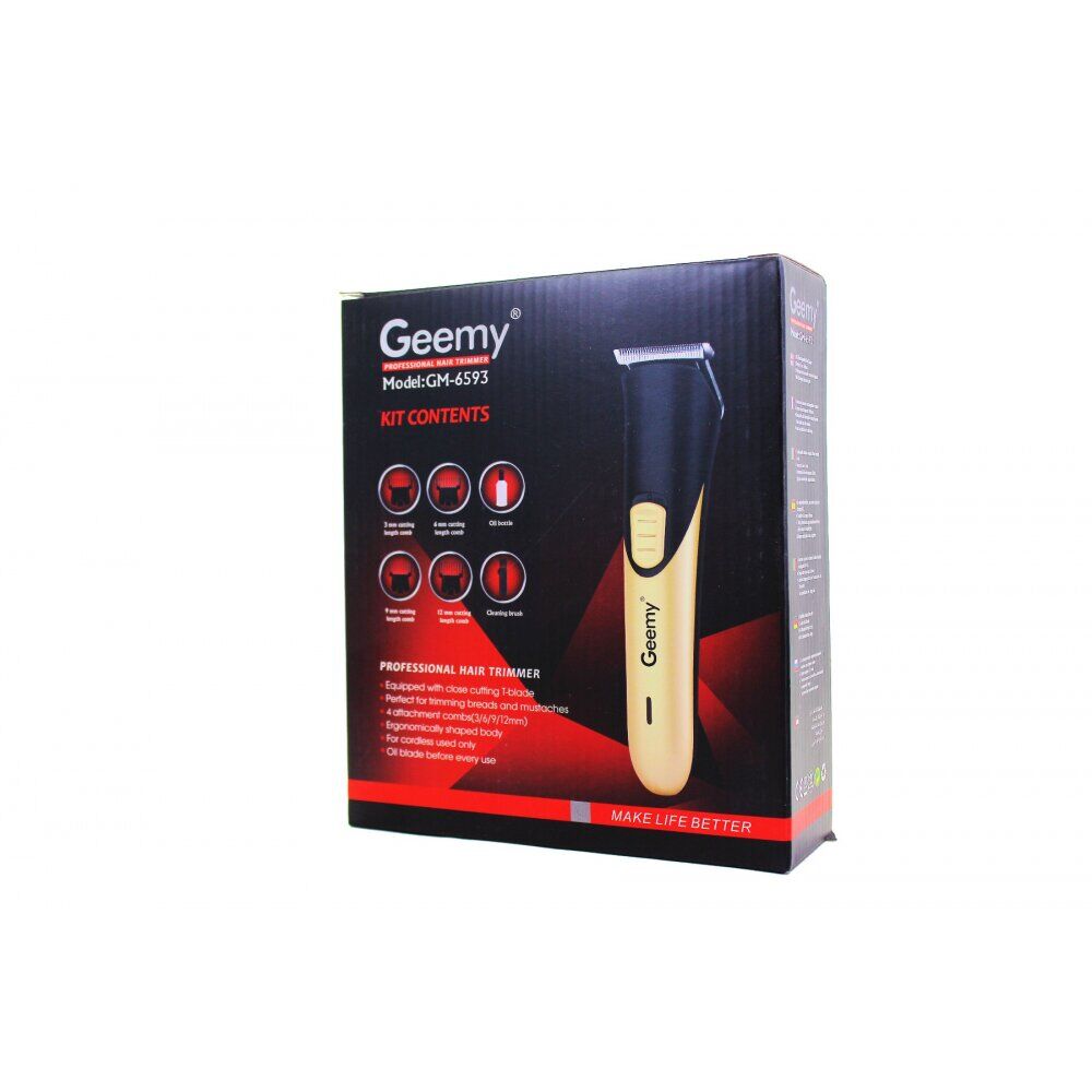 Компактная беспроводная машинка для стрижки GEMEI GM-6593 - Зображення 3