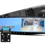 Відеореєстратор – дзеркало Blaсkbox DVR AK47 з камерою заднього виду ∙ Автомобільний реєстратор на 2 камери Full HD ∙ Режим фото 5 МП ∙ Датчик руху/удару ∙ Нічна зйомка ∙ Мікрофон