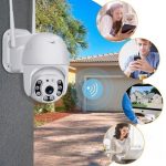 Уличная IP WIFI камера видеонаблюдения поворотная c записью и датчиком движения PTZ XF-XY46 2MP