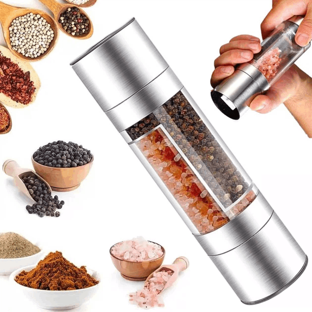 Млинок для спецій Duo Grinder Model 1 • Кухонний млинок для солі, перцю та приправ для зручного подрібнення спецій вдома і на кухні - Зображення 2