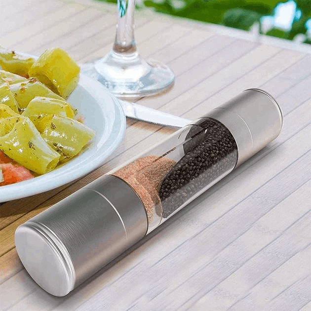 Млинок для спецій Duo Grinder Model 1 • Кухонний млинок для солі, перцю та приправ для зручного подрібнення спецій вдома і на кухні - Зображення 3
