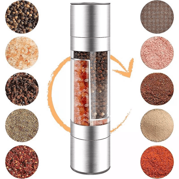 Млинок для спецій Duo Grinder Model 1 • Кухонний млинок для солі, перцю та приправ для зручного подрібнення спецій вдома і на кухні - Зображення 4