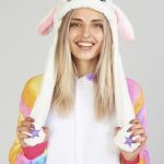 Шапка – кигуруми Единорог с двигающимися ушками Kigurumi