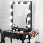 LED лампочки для підсвічування гримерного дзеркала VANITY MIRROR LIGHTS на липучках ∙ Освітлення для макіяжу з регулюванням яскравості ∙ 10 ламп ∙ 3 режими ∙ USB