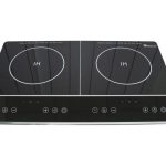 Электроплита настольная индукционная плита Domotec MS-5872 на 2 конфорки, 4000 Вт