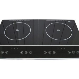 Электроплита настольная индукционная плита Domotec MS-5872 на 2 конфорки, 4000 Вт