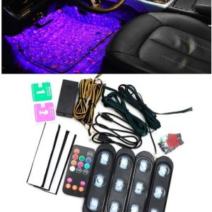 Декоративне RGB освітлення килимків салону авто Starlights Атмосферні LED лампи «Зоряне небо» з пультом