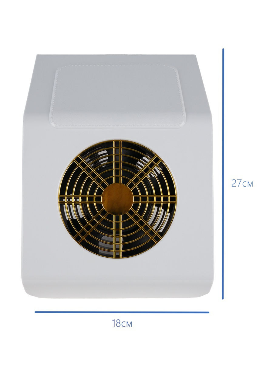 Вытяжка для маникюра Nail Dust Collector BQ-858-2A ∙ Настольный маникюрный пылесос, 40 Вт - Зображення 5