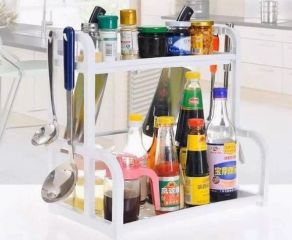 Кухонный органайзер - стойка для специй, масел Kitchen seasoning shelf - Зображення 4