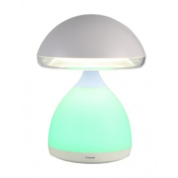 Безопасный детский светильник – ночник Гриб с мягким светом LED Mushroom Lamp HUIAN HC-868 USB, 7 цветов - Зображення 2