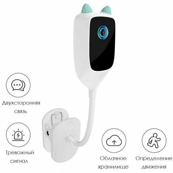 Умная видеоняня SMART WIFI C1 Камера видеонаблюдения в детскую с датчиком движения ∙ Двухсторонняя голосовая связь ∙ Обзор 150° - Зображення 4