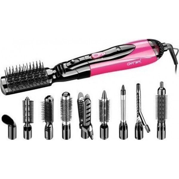 Повітряний мультистайлер 10 в 1 GEMEI GM-4835 Professional Hot Air Styler Багатофункціональний стайлер з насадками для укладки волосся