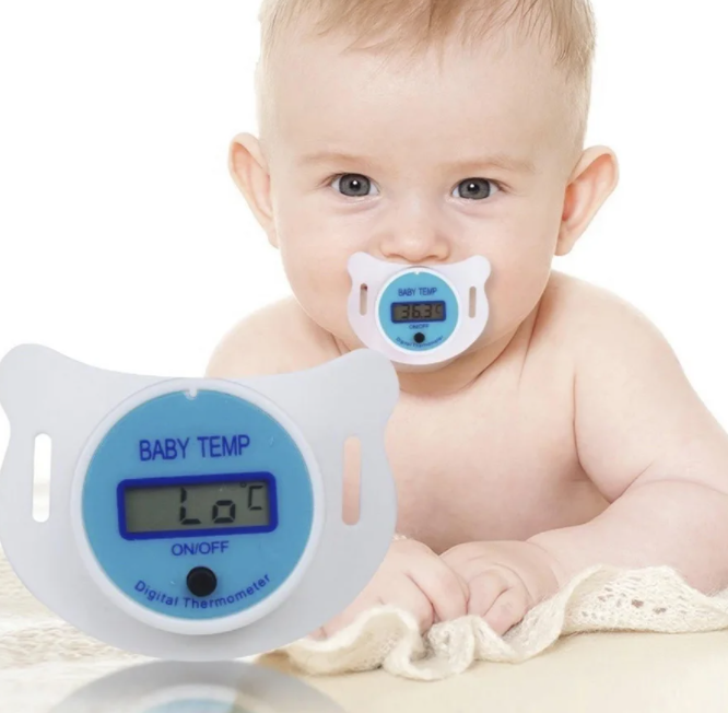 Дитяча соска - термометр BABY TEMP Пустушка для вимірювання температури немовляти - Зображення 4
