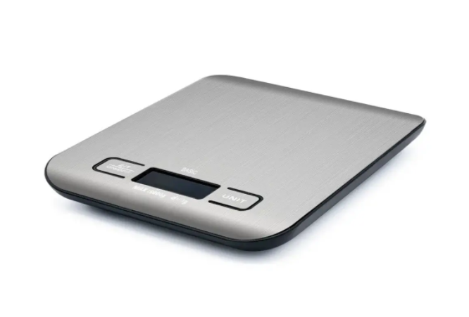 Електронні кухонні ваги з LCD-дисплеєм і металевою платформою Kitchen scale, 5000 г - Зображення 3