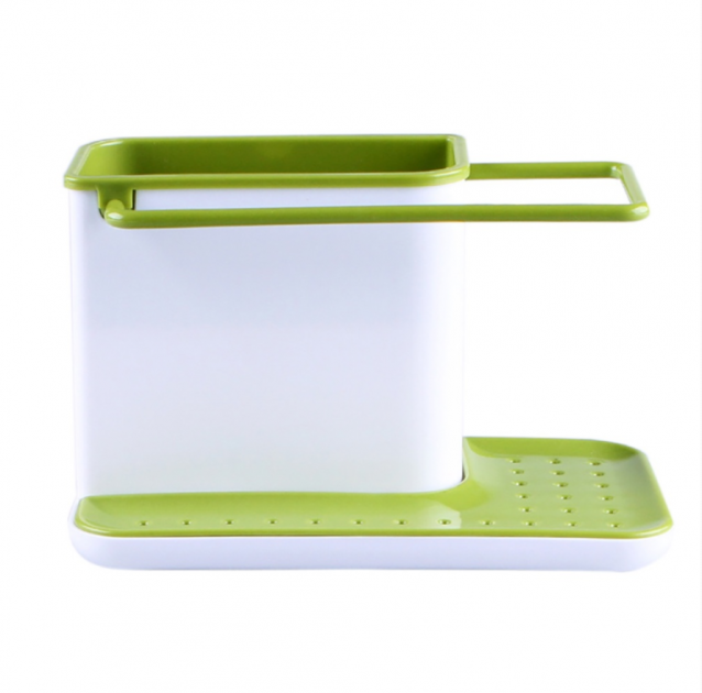Кухонний органайзер на раковину kitchen Shelf Sink tidy, Зелений - Зображення 3
