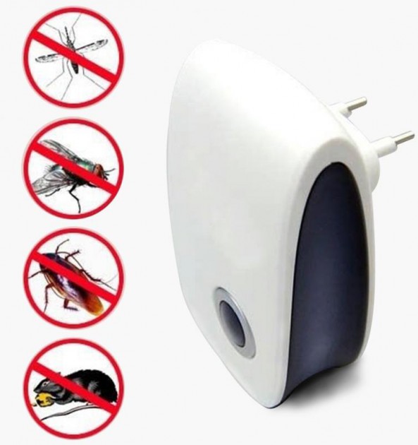 Електронний відлякувач комах та гризунів Electronic Pest Repeller, від мережі - Зображення 2