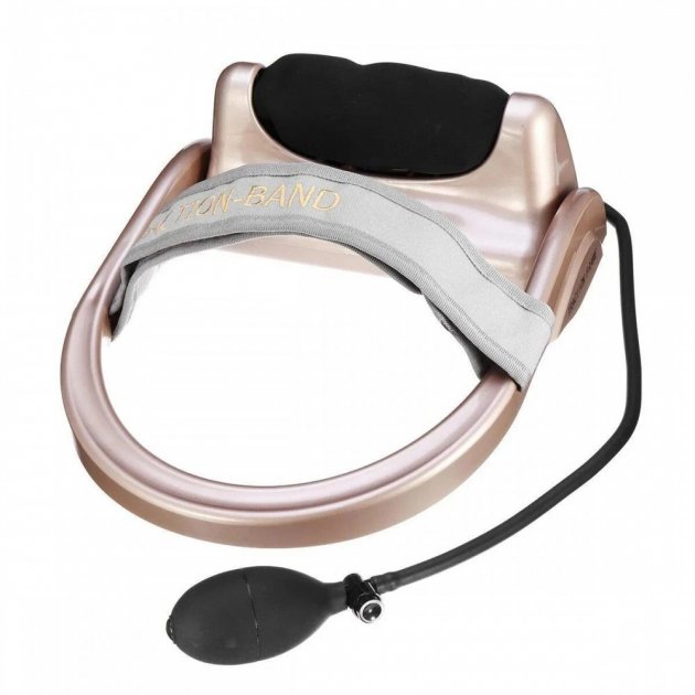 Масажер - тренажер для шиї Сervical vertebra traction G70 для корекції шийного відділу хребта - Зображення 2