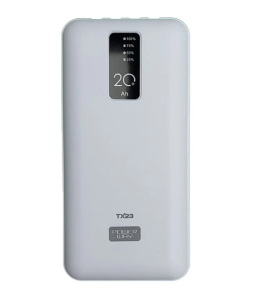 Зовнішній акумулятор TX23 Power Bank 20000 mAh Портативний зарядний пристрій Повербанк - Зображення 3