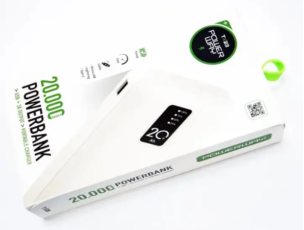 Зовнішній акумулятор TX23 Power Bank 20000 mAh Портативний зарядний пристрій Повербанк - Зображення 4
