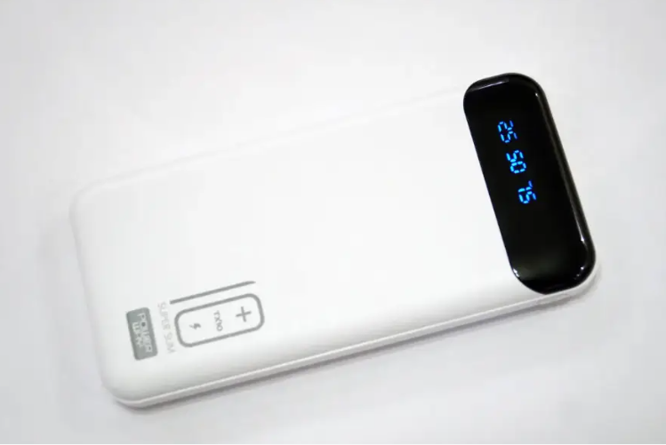 Зовнішній акумулятор Powerway TX10 10000mAh Портативний зарядний пристрій Li-Ion Powerbank Повербанк із цифровим дисплеєм - Зображення 3