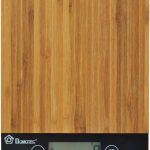 Ваги кухонні електронні Domotec MS-A Wood із сенсорним дисплеєм та платформою з дерева, до 5 кг