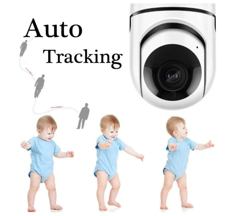 Камера відеоспостереження QC011 IP CAMERA Wifi Бездротова поворотна відеокамера з інфрачервоним підсвічуванням, нічною зйомкою та мікрофоном - Зображення 5