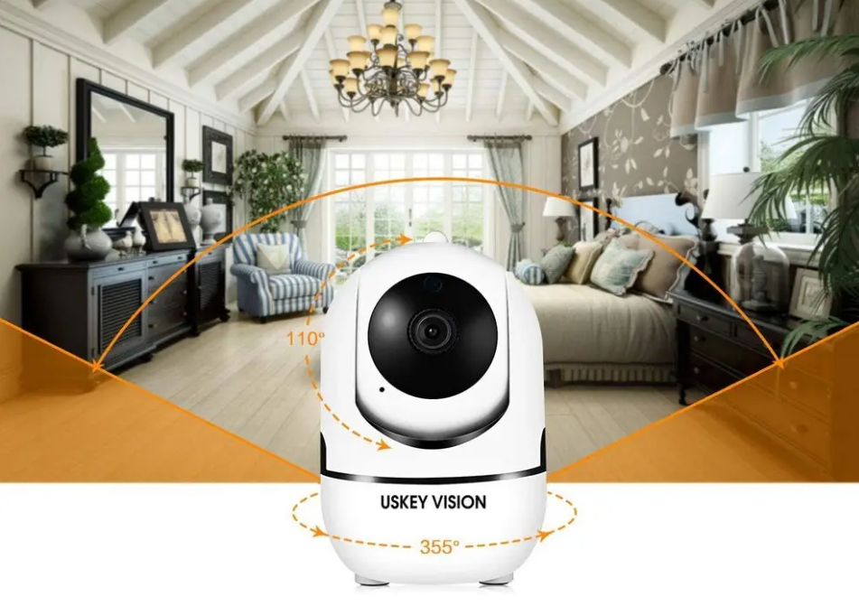 Камера відеоспостереження QC011 IP CAMERA Wifi Бездротова поворотна відеокамера з інфрачервоним підсвічуванням, нічною зйомкою та мікрофоном - Зображення 4
