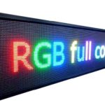 Світлодіодна вивіска RGB Біжучий рядок внутрішній, 100х20 см