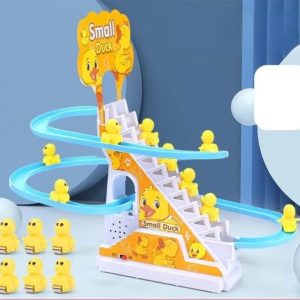Інтерактивна гра Качина гоночна траса Small Duck Дитячі музичні гірки – ескалатор