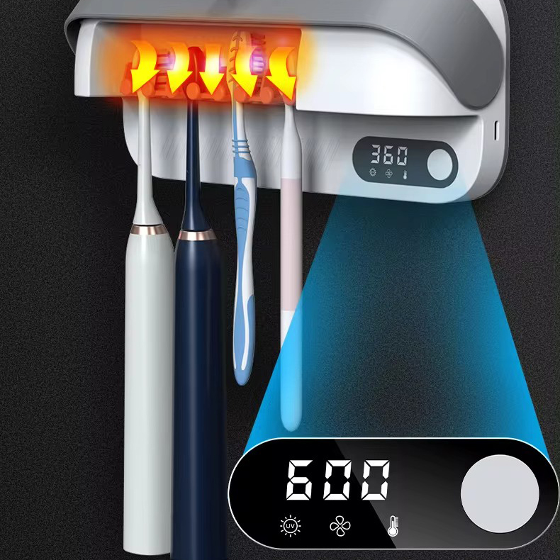 Тримач зубних щіток Toothbrush disinfection rack з ультрафіолетовою стерилізацією - Зображення 4