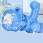 Дитячий пухирцевий пістолет Bubble Machine Toy · Автоматичний кулемет – генератор мильних бульбашок
