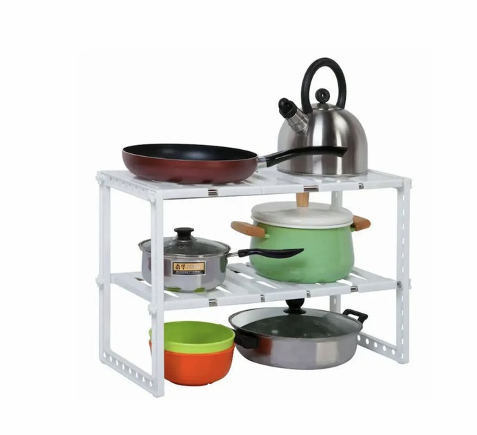 Розсувна полиця для кухні / ванної кімнати Kitchen Rack 588 · Регульована кухонна стійка – трансформер для зберігання - Зображення 5