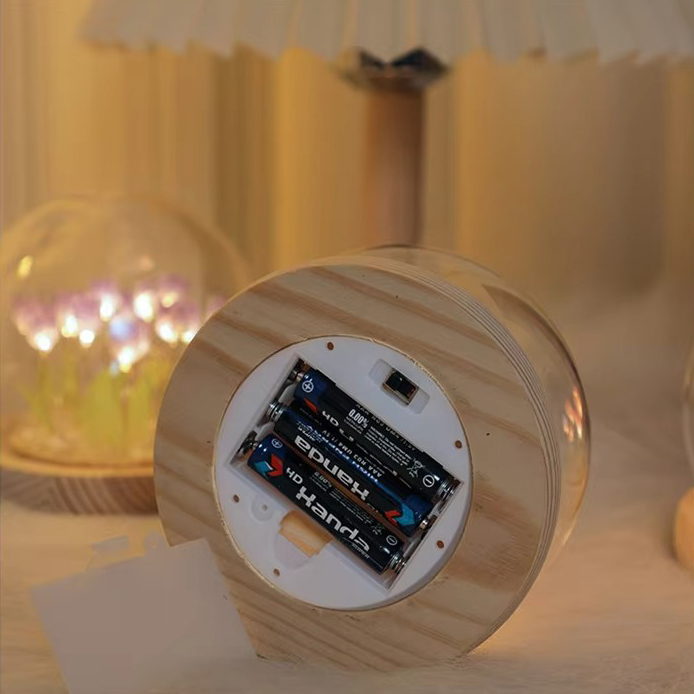 Декоративний нічник Тюльпани · Лампа – конструктор Spherical lamp · Настільний світильник ручної роботи - Зображення 2