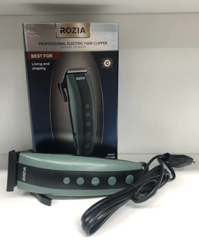 Машинка для стрижки волосся Rozia HQ-351 з насадками, ножицями та гребінцем Машинка провідна електрична від мережі - Зображення 2